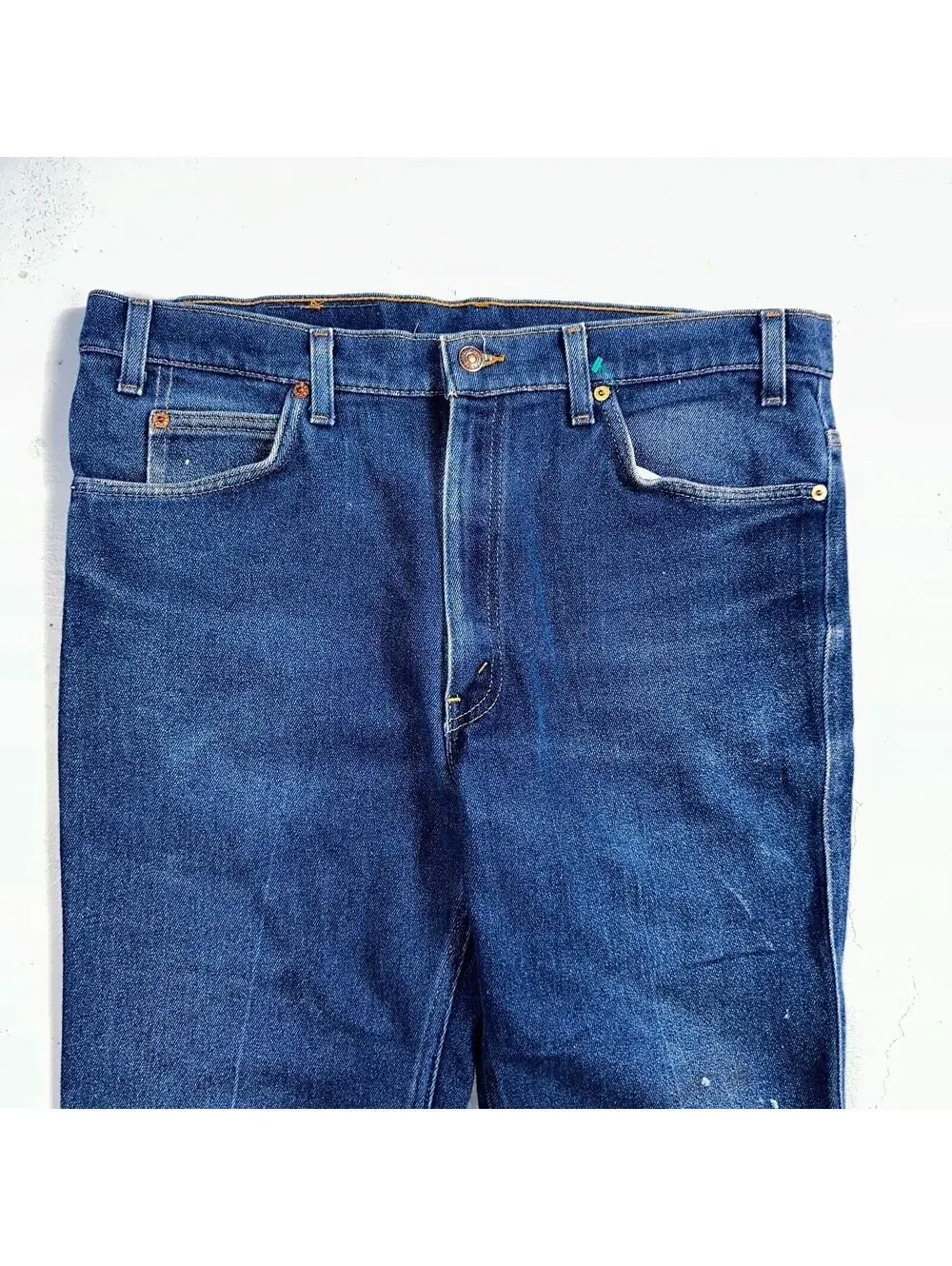 Levis 517 Vintage 90s USA Orange Tab Bootcut Flare Blue Jeans 38x31 Act 36x29